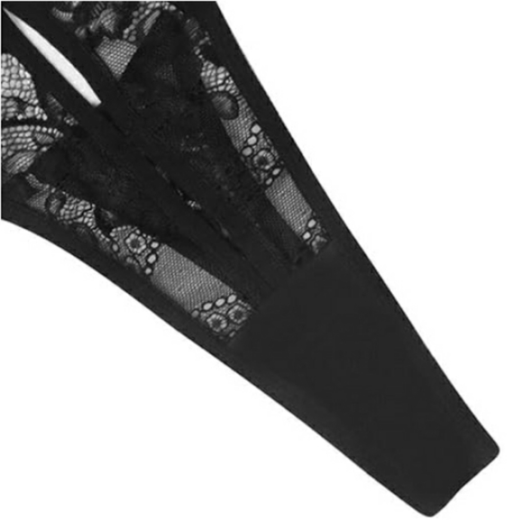 G-String Thongs Panties T Back Low Waist Seamless Underwear Black - Picture 6 of 8